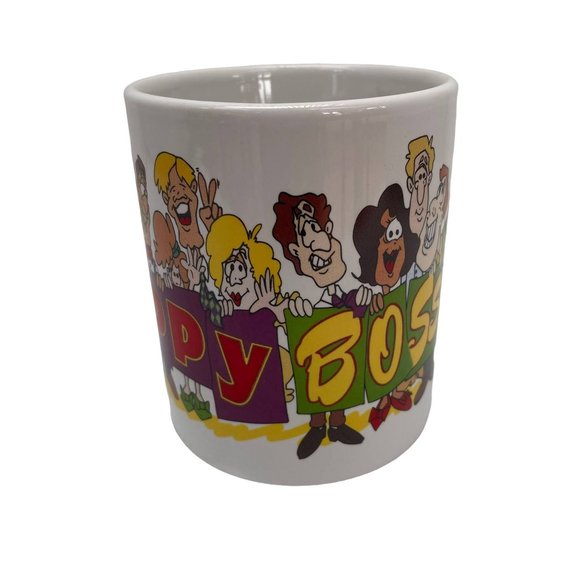 Happy Boss Day Cup Mug Coffee Tea Employees Gift Mug 8oz Multicolor Ceramic - Picture 1 of 5